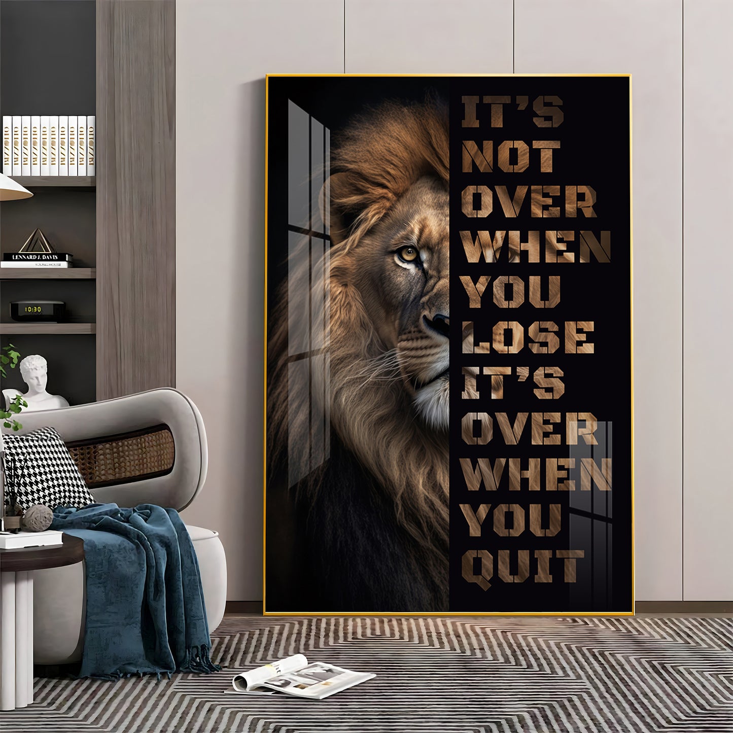 It's Not Over When You Lose Premium Acrylic Vertical Wall Art