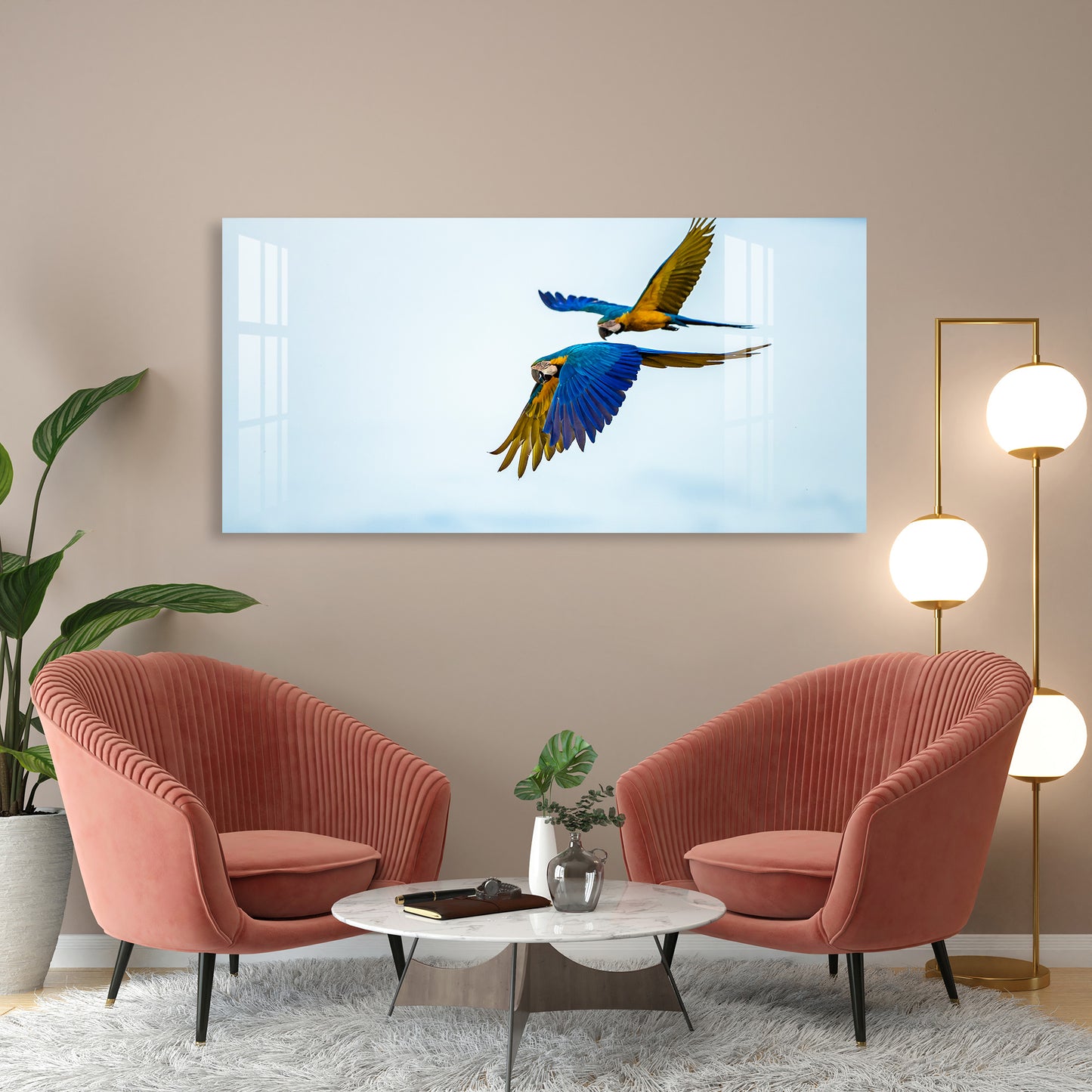 Macaw Parrot Acrylic Wal Art