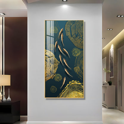 Golden Inspiration Luxury Crystal Wall Art