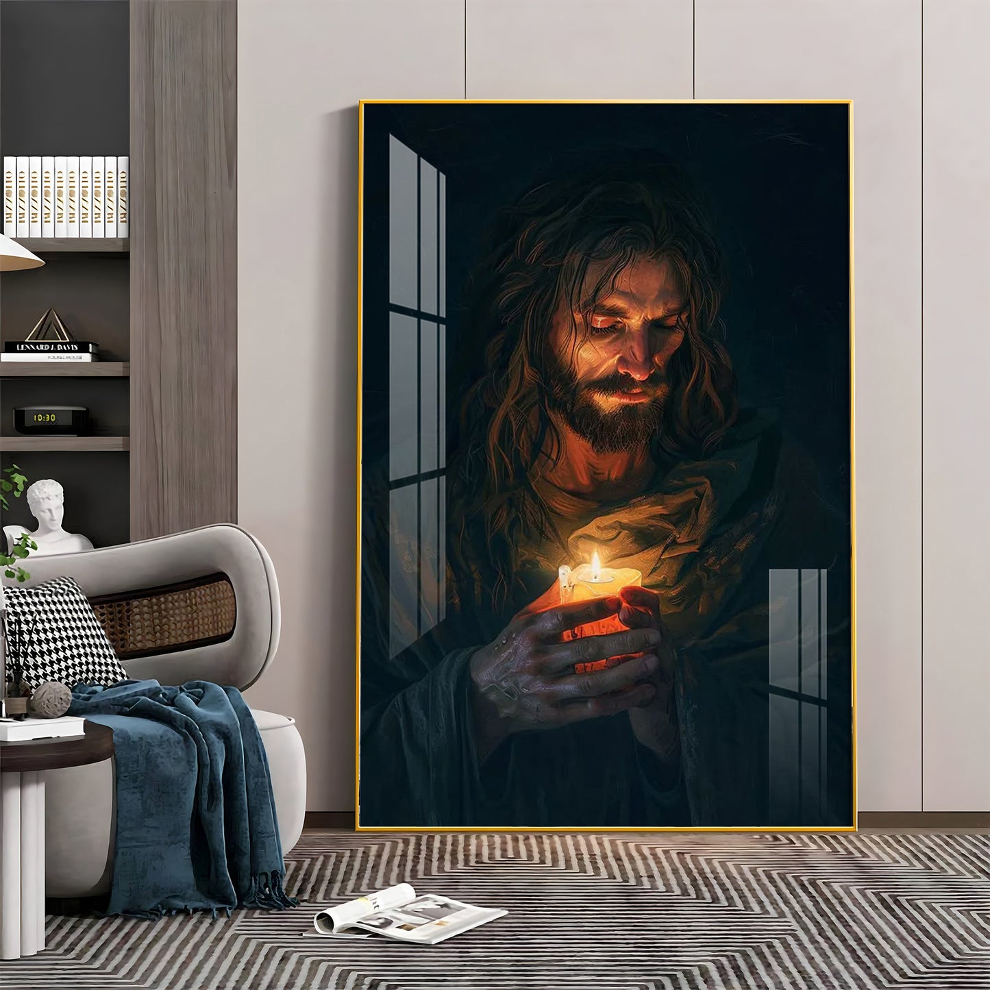 Jesus Christ Faithful Inspiration Premium Acrylic Wall Art