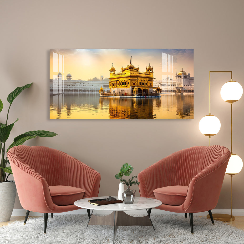 Holy Place Golden Temple Acrylic Wall Art