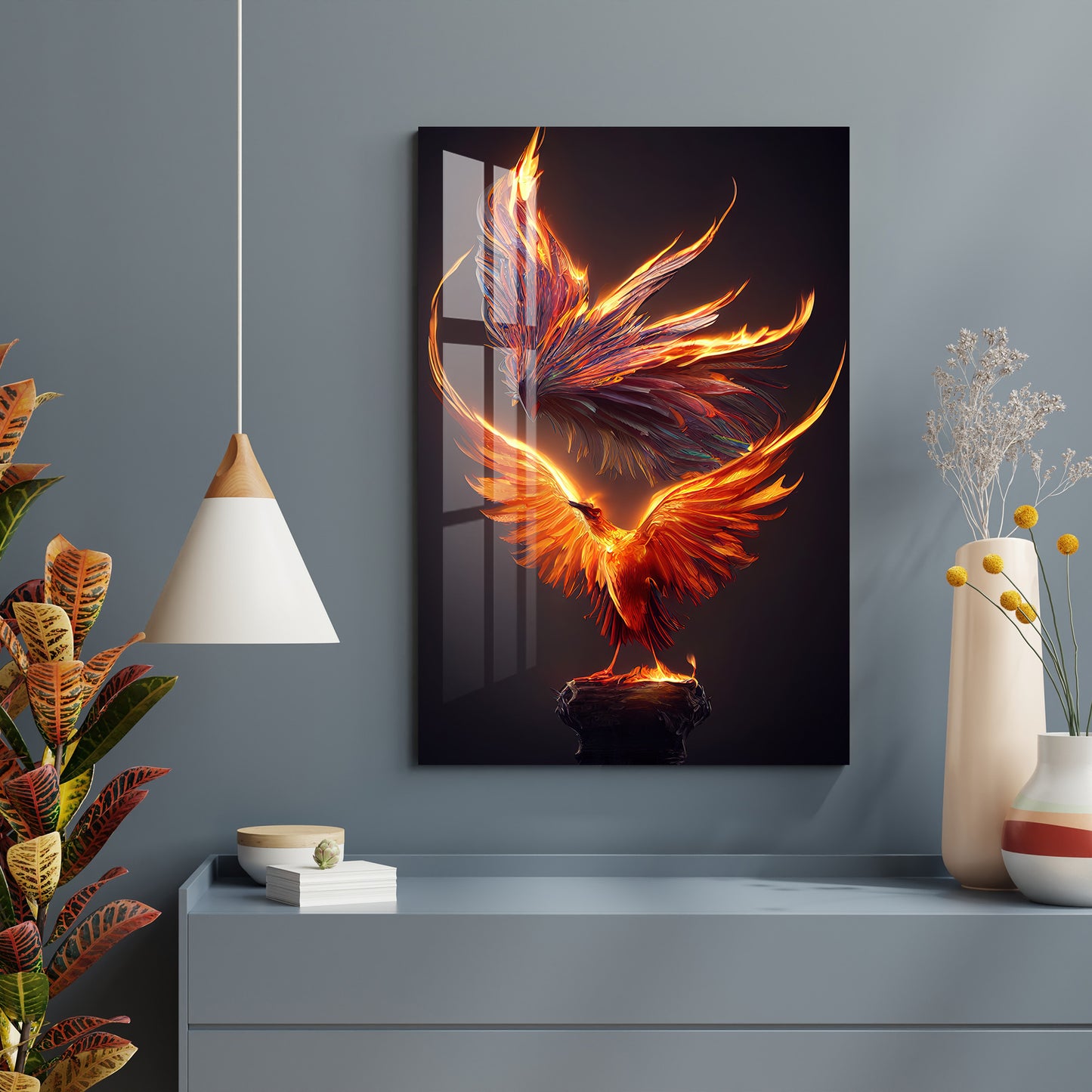 Mythological Bird Acrylic Wall Art