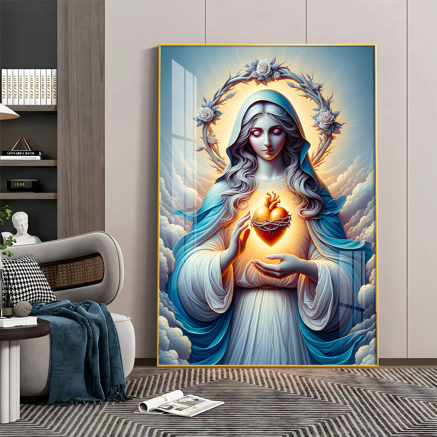 Divine Maternal Love Premium Acrylic Vertical Wall Art