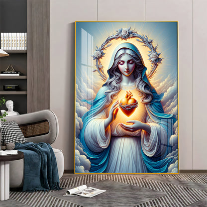 Divine Maternal Love Premium Acrylic Vertical Wall Art