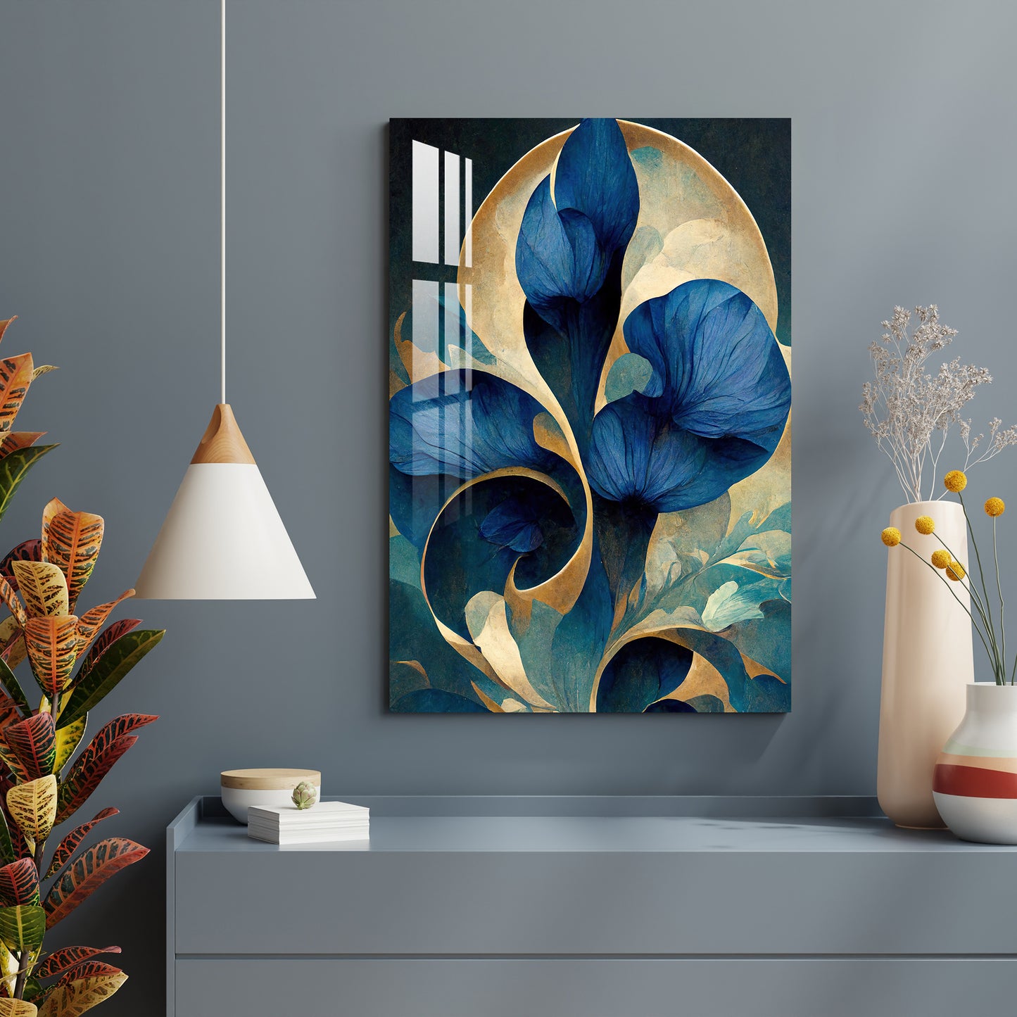 Blue Beauty Acrylic Wall Art