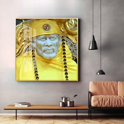 Jai Shree Sai Premium Acrylic Square Wall Art