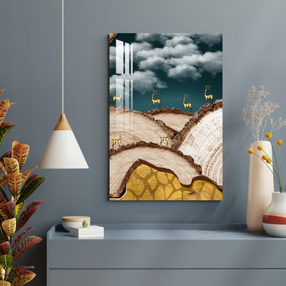 Deer Farm Acrylic Wall Art