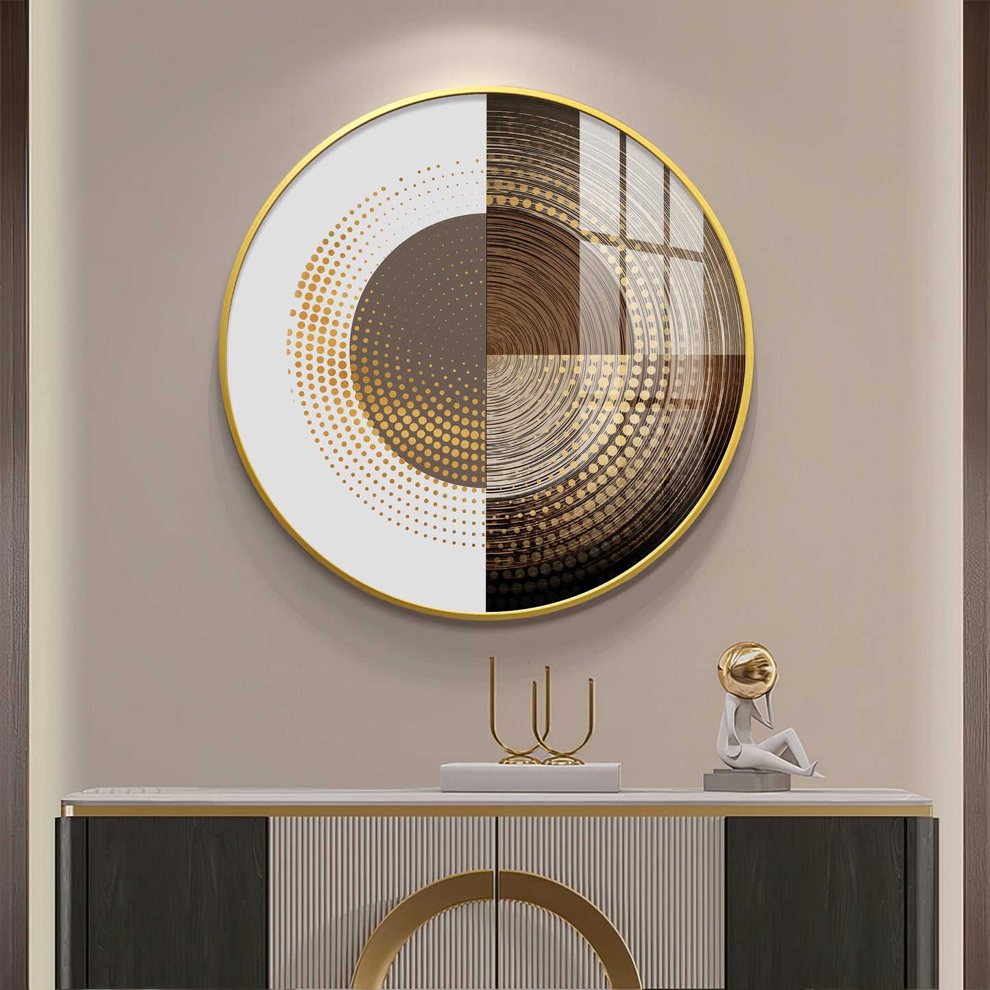 WallSphere Premium Acrylic Round Wall Art