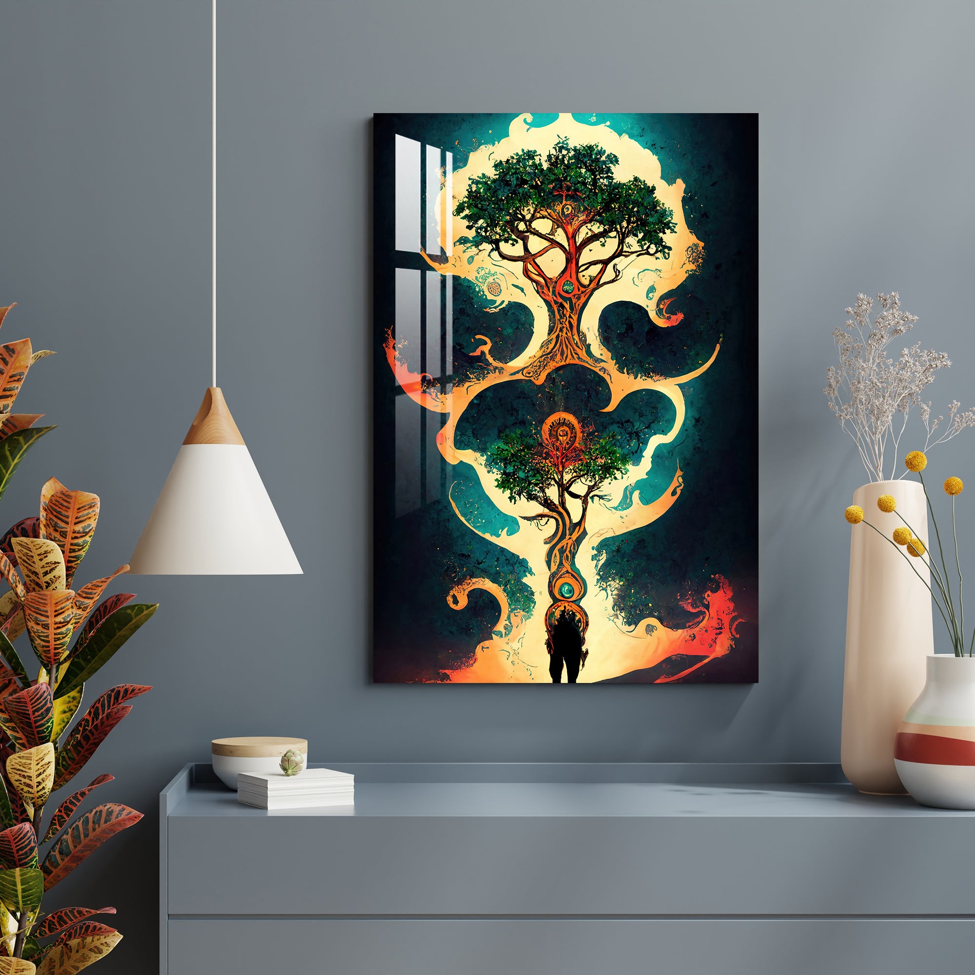 Celtic Tree Acrylic Wall Art