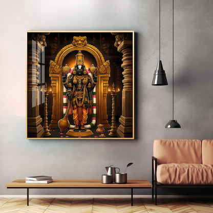 Goddes Kanyakumari Premium Acrylic Square Wall Art