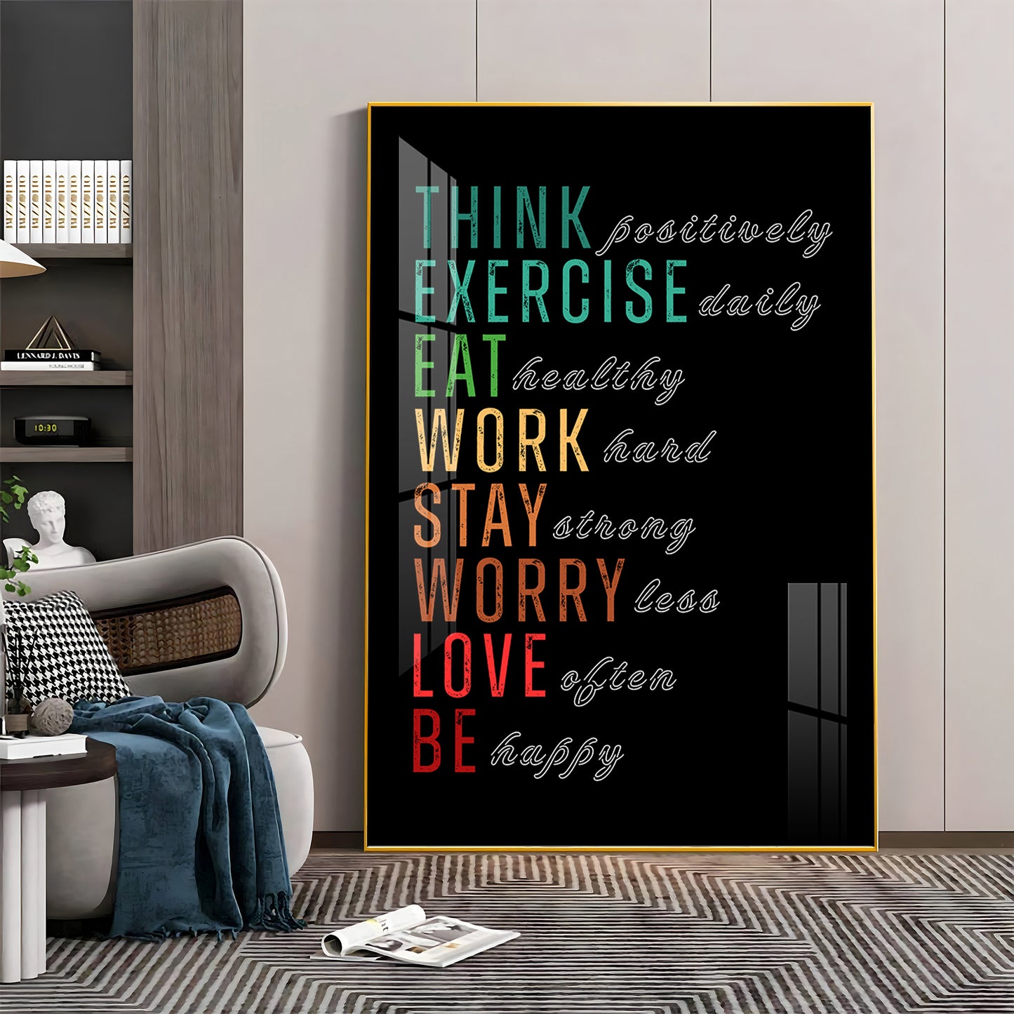 Motivational Quotes Premium Acrylic Vertical Wall Art