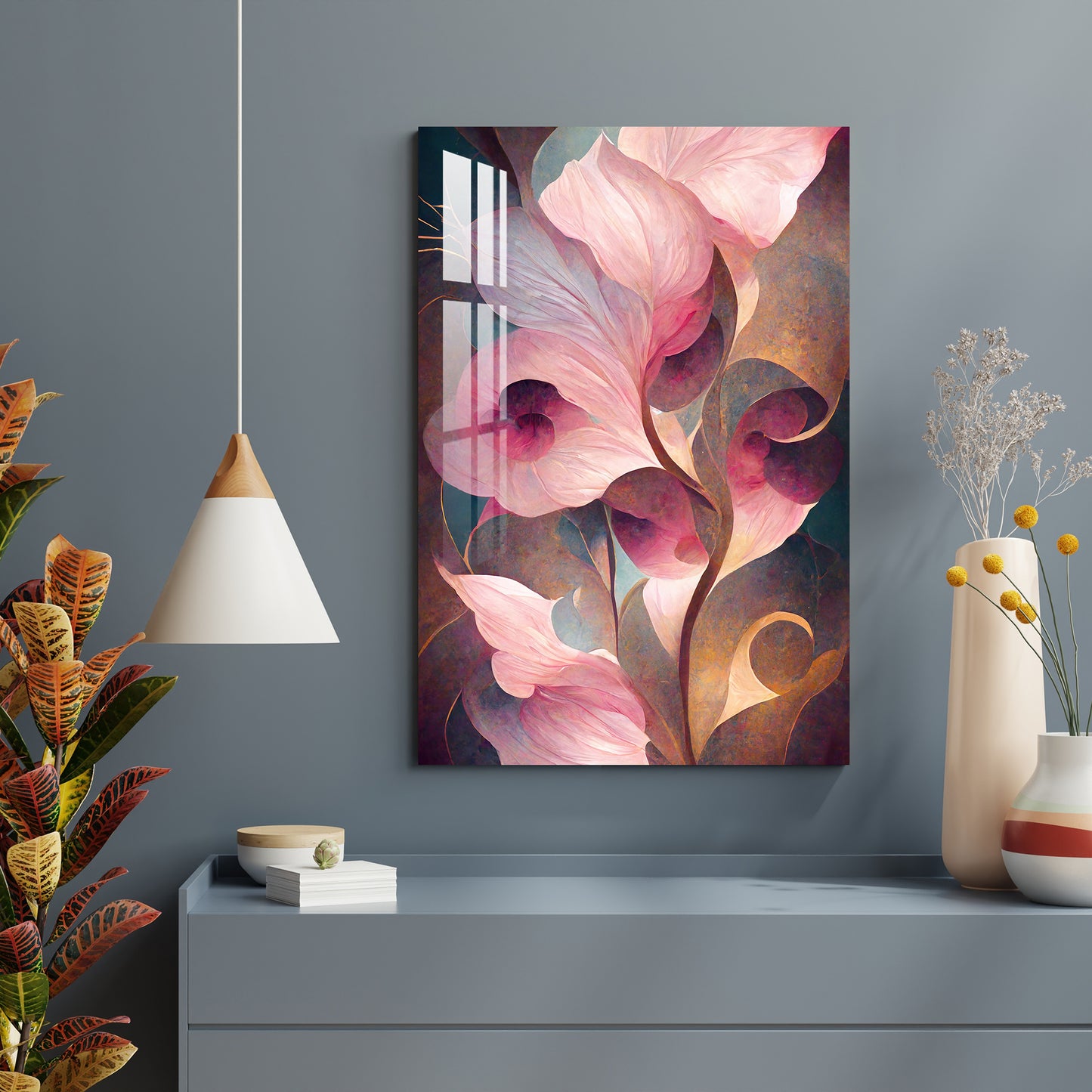 Divine Flower Acrylic Wall Art