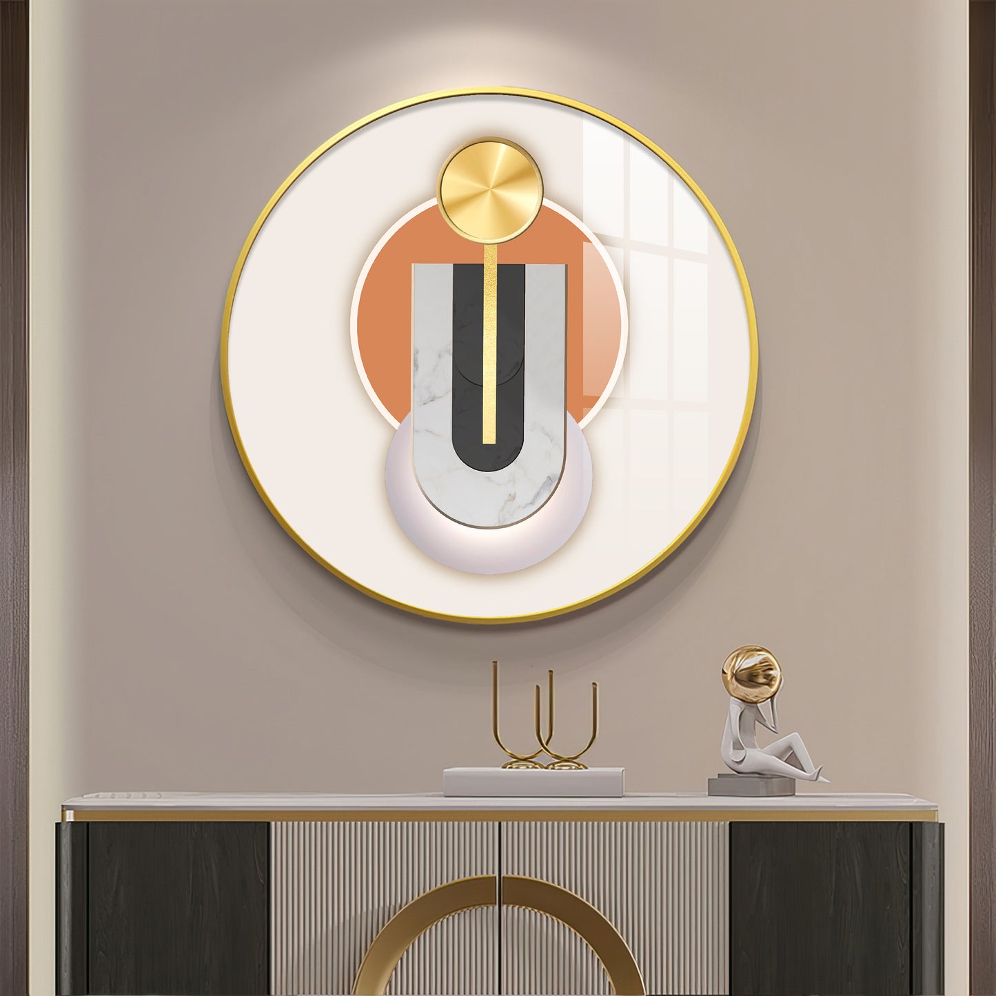 Urban Unity Premium Acrylic Round Wall Art