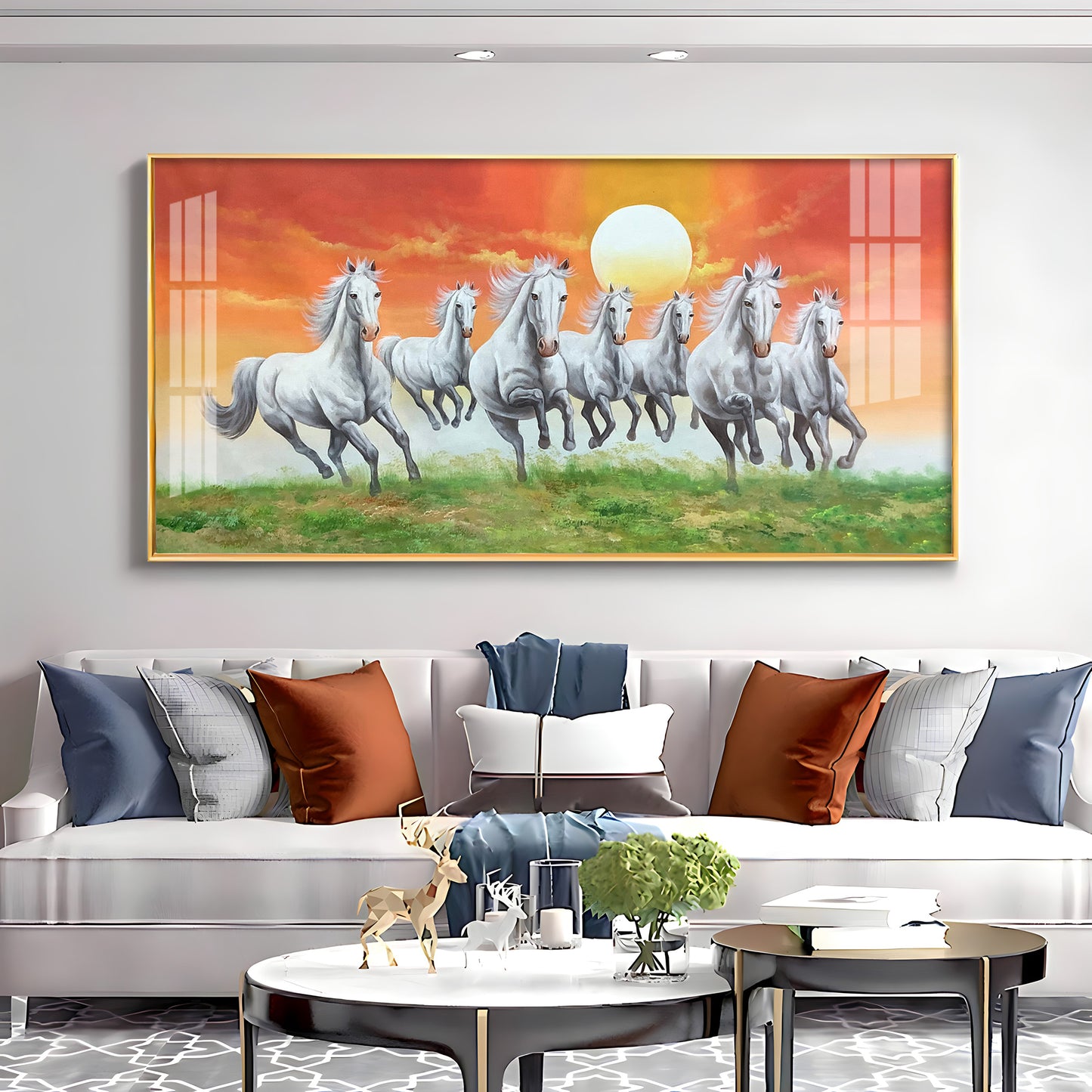 The Rising Sun Premium Acrylic Horizontal Wall Art