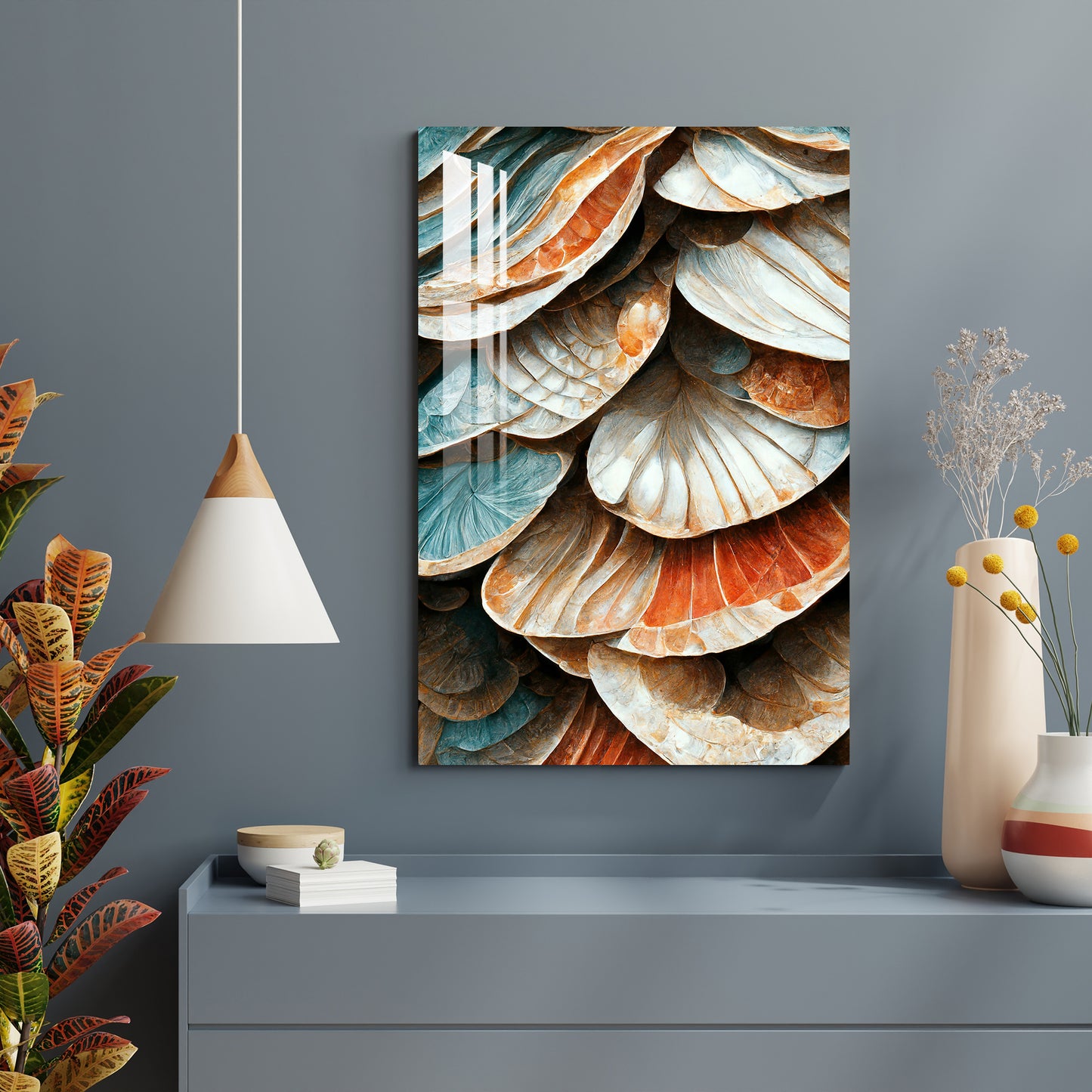 Seashells Acrylic Wall Art