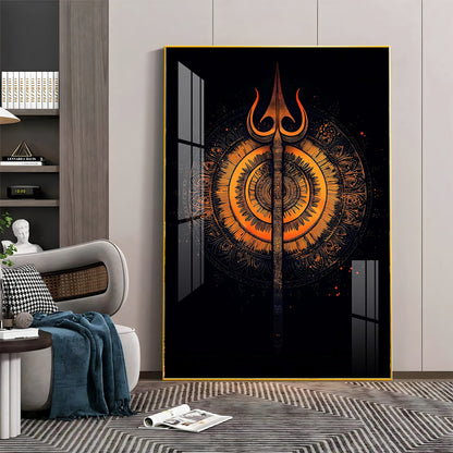 The Radiance of Shiva Premium Vertical Acrylic Wall Art