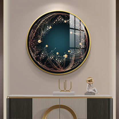 Astral Glow Premium Acrylic Round Wall Art