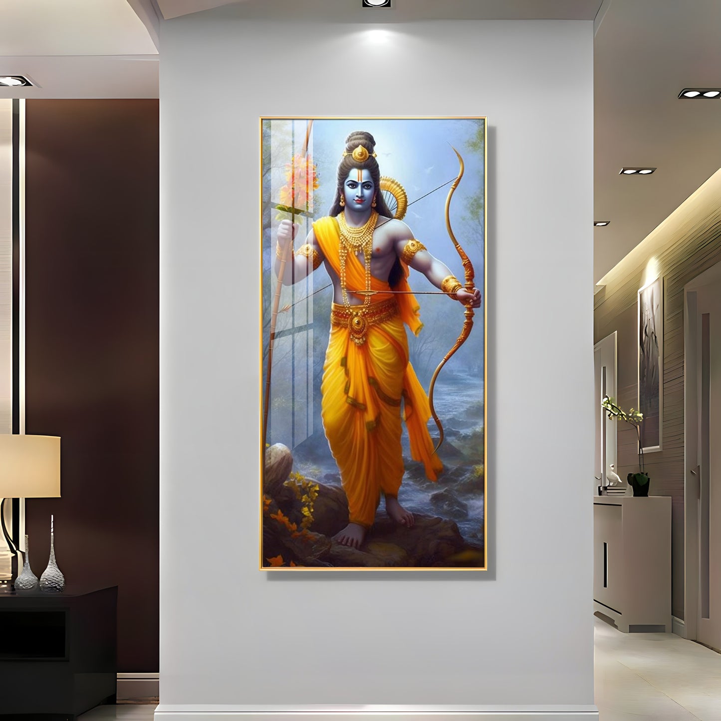 Maryada Purushottam Premium Acrylic Vertical Wall Art