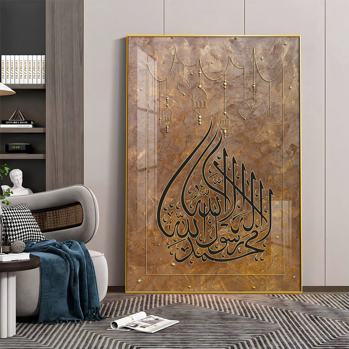 Ayatul Kursi Premium Acrylic Vertical Wall Art