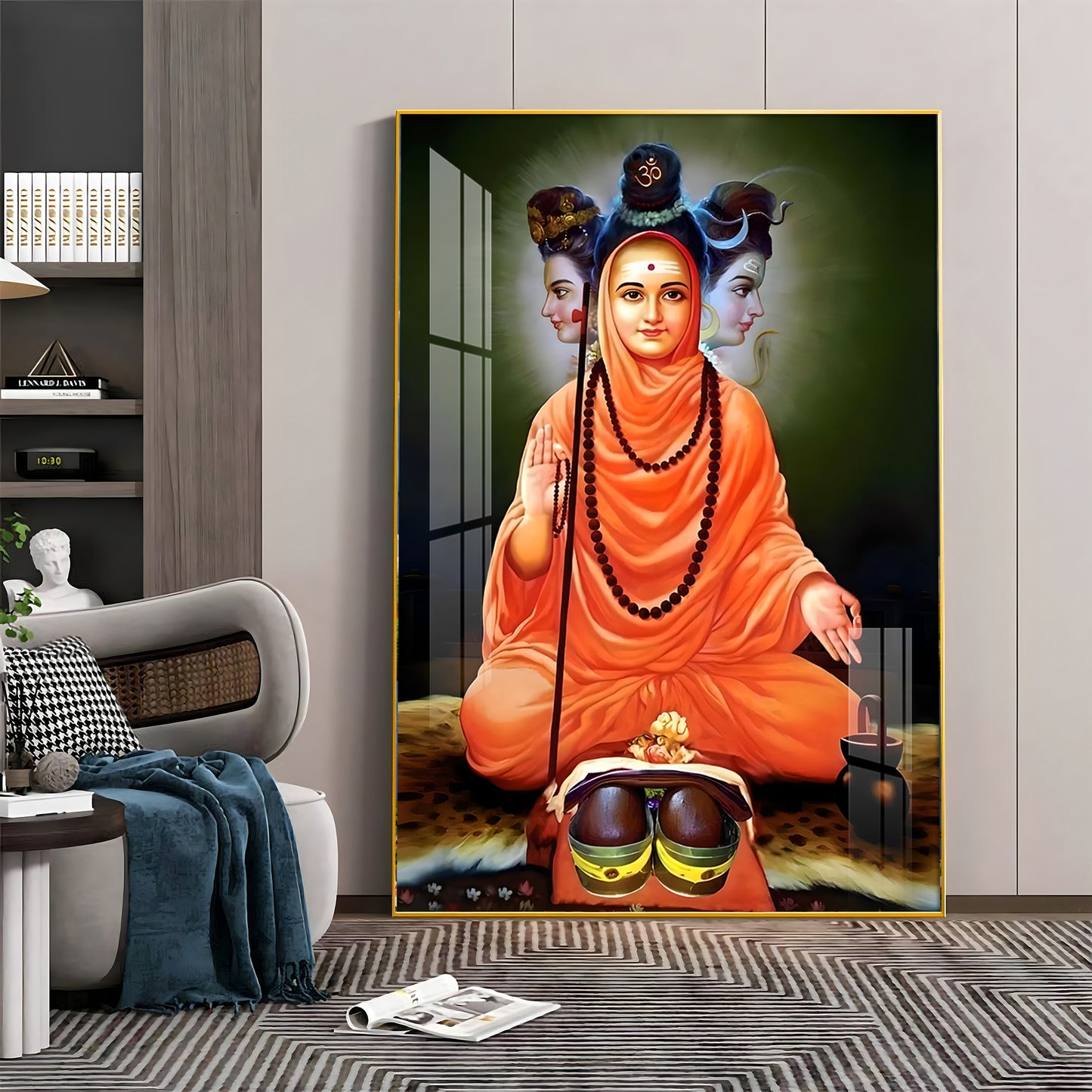 Portrait of Divine Authority Premium Vertical Acrylic Wall Art