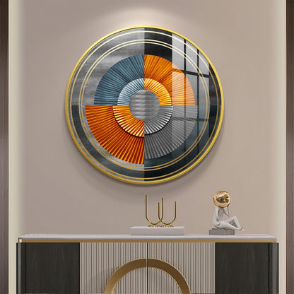 Grandeur Circle Premium Acrylic Round Wall Art