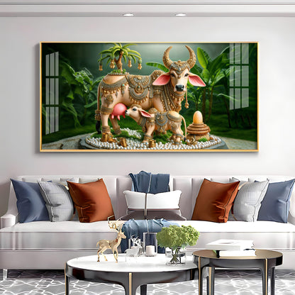 Nandi Jewelled Adornments Premium Acrylic Horizontal Wall Art