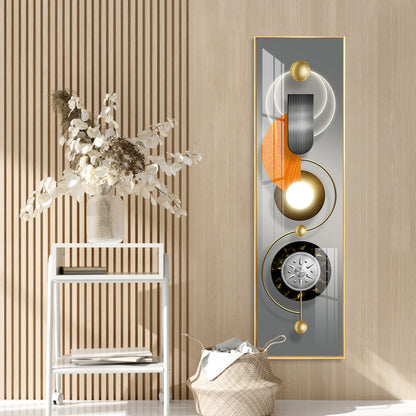 Abstract Geometric Circle Premium Acrylic Vertical Wall Art