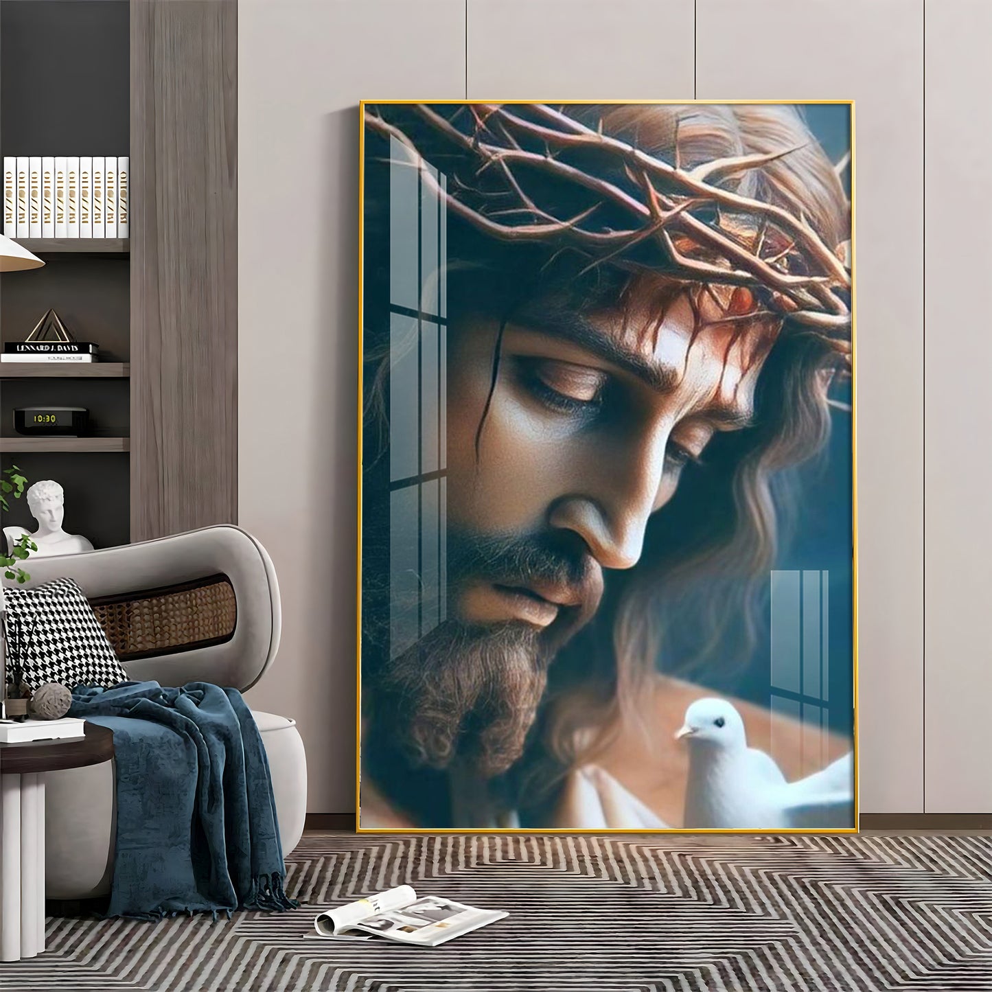 Jesus Faithful Reflections Premium Acrylic Wall Art