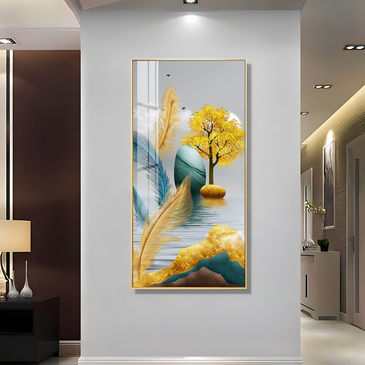 Charming Nature Premium Acrylic Vertical Wall Art