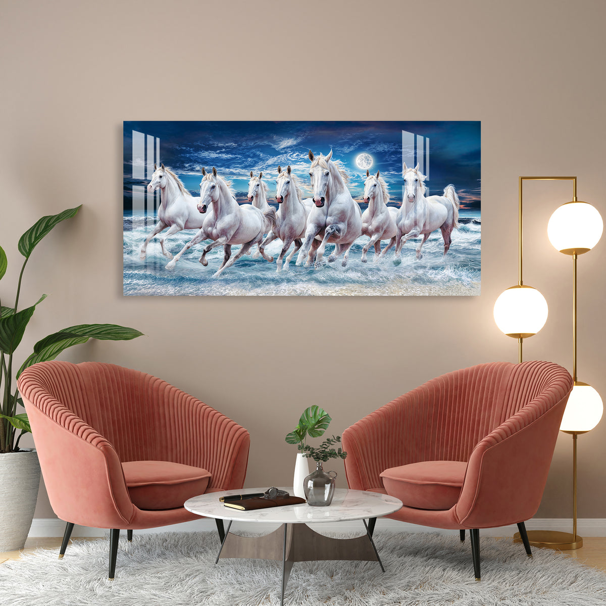 Horses to Milky Way Acrylic Wall Art