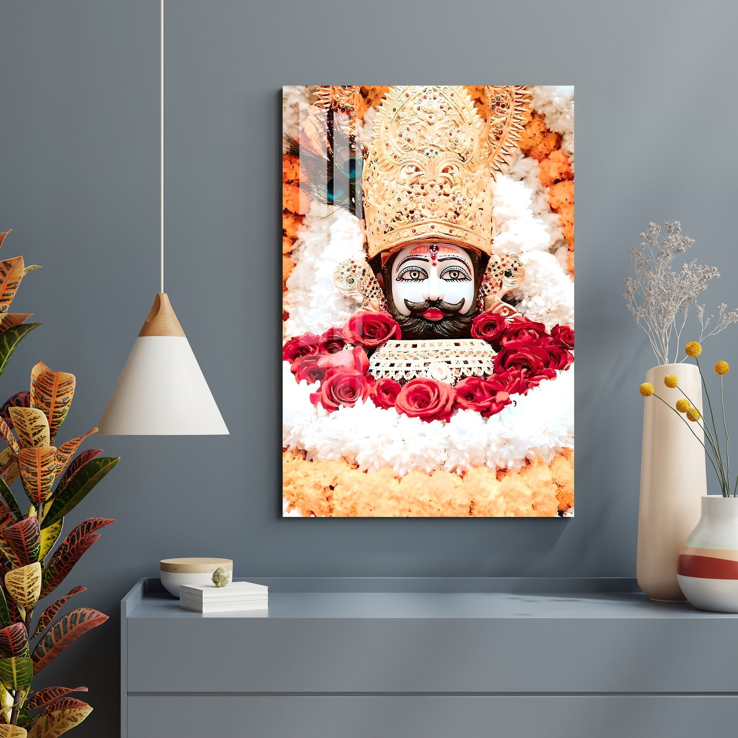 Shree Shyam Baba Acrylic Wall Art