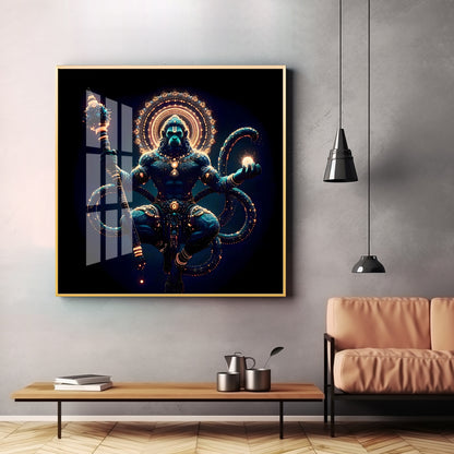 Jai Mahaveer Premium Acrylic Square Wall Art