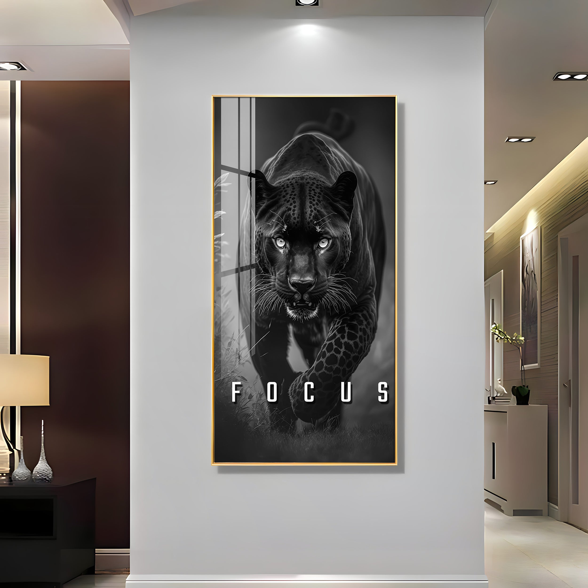 Focus Premium Acrylic Vertical Wall Art