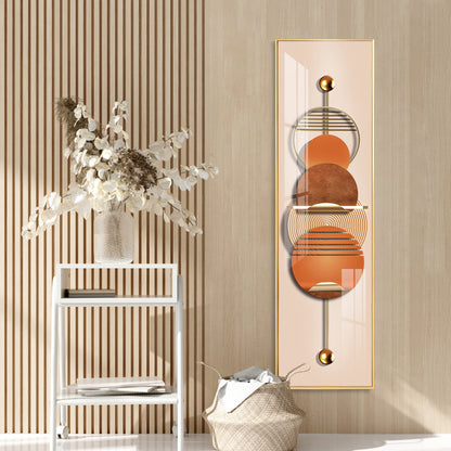 Creative Decor Abstract Geometry Premium Acrylic Vertical Wall Art