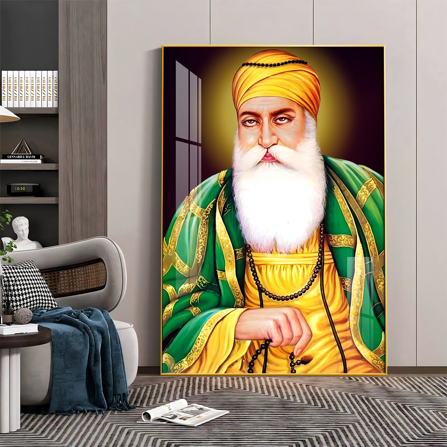 Guru Nanak Ji Premium Vertical Acrylic Wall Art