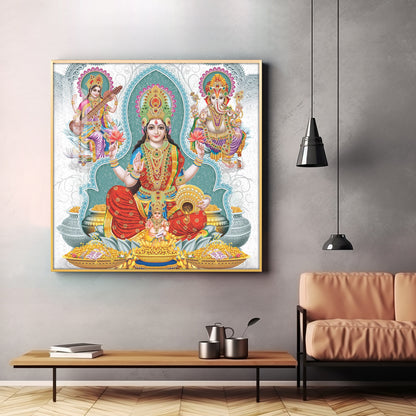 Supreme Serenity Deities Premium Acrylic Square Wall Art