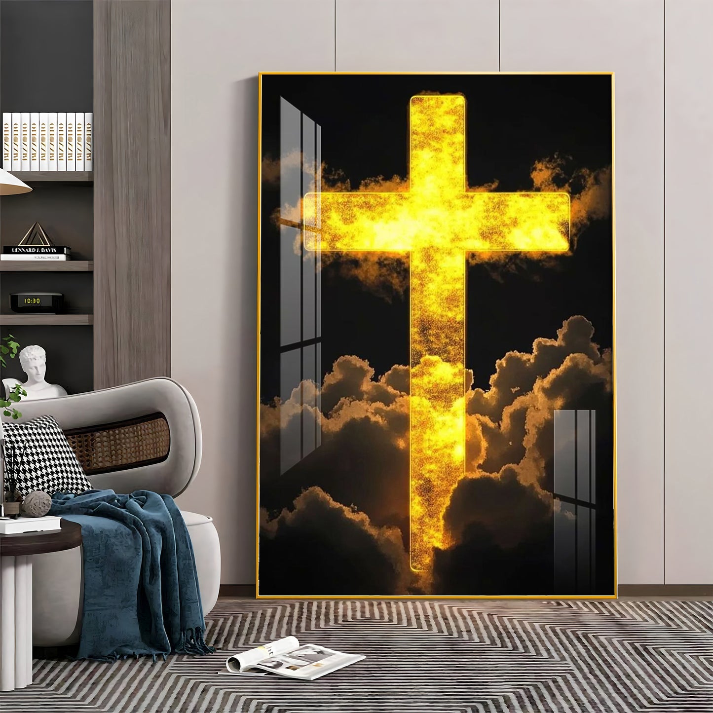 Heavenly Cross Vision Premium Acrylic Wall Art