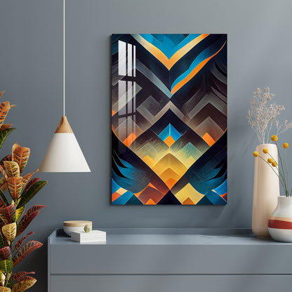 Geometric Abstraction Acrylic Wall Art