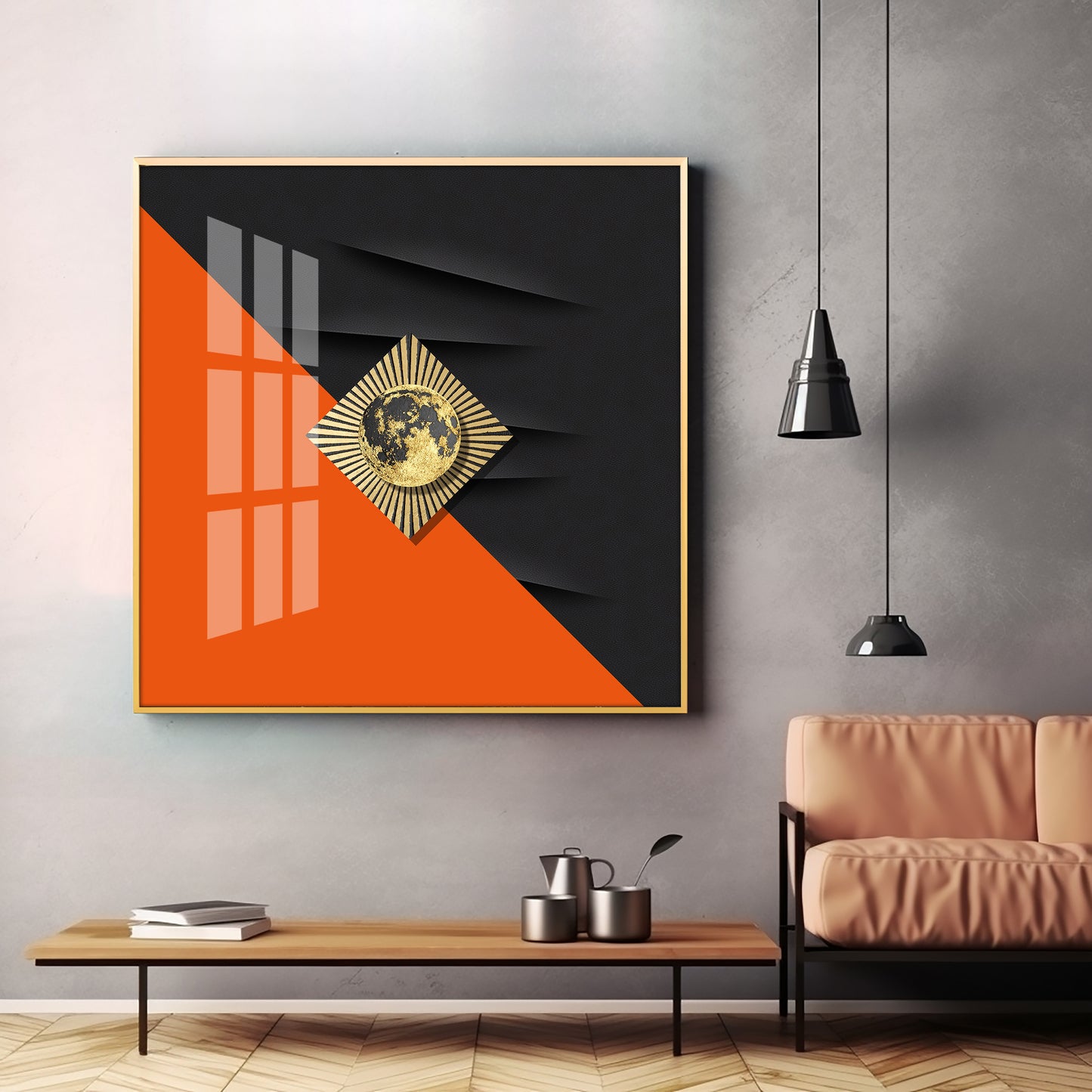 Symbolic Premium Acrylic Square Wall Art