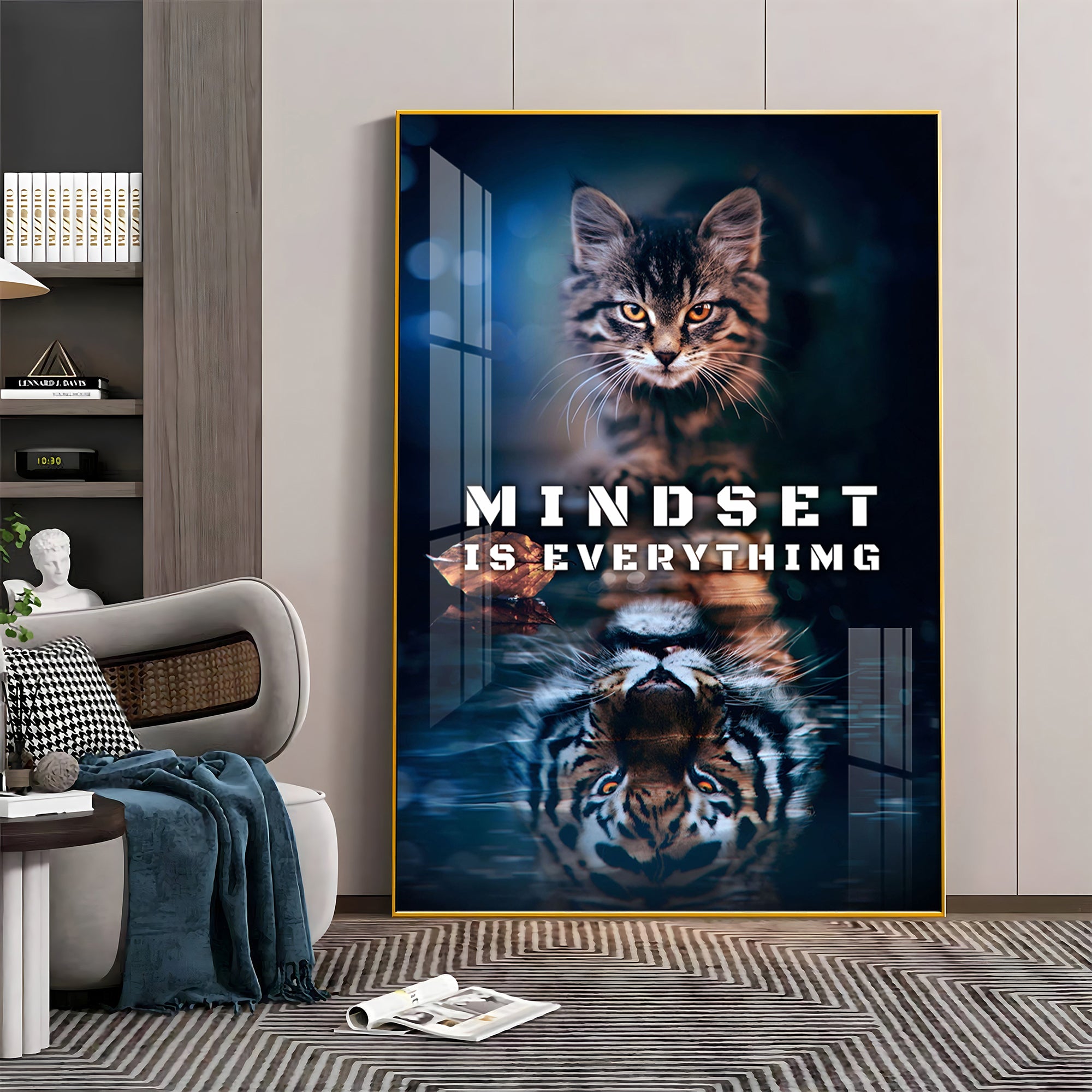 Mindset Is Everything Premium Acrylic Vertical Wall Art