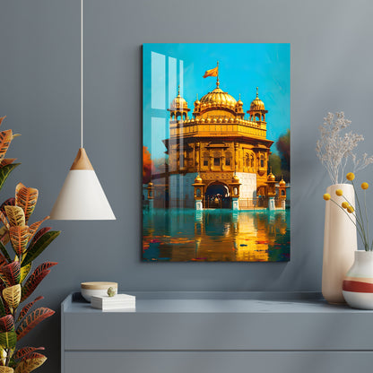 Beautiful Temple Acrylic Wall Art