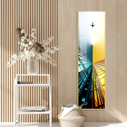 Tall Skyscrapers Premium Acrylic Vertical Wall Art