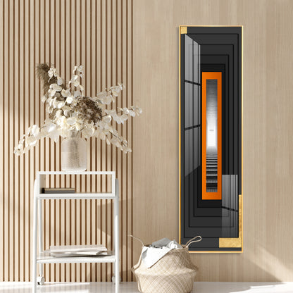 Ember Glow Frame Premium Acrylic Vertical Wall Art