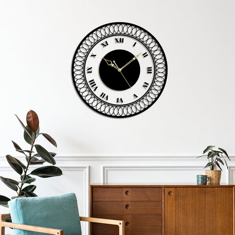 Acrylic Spiral Roman Clock