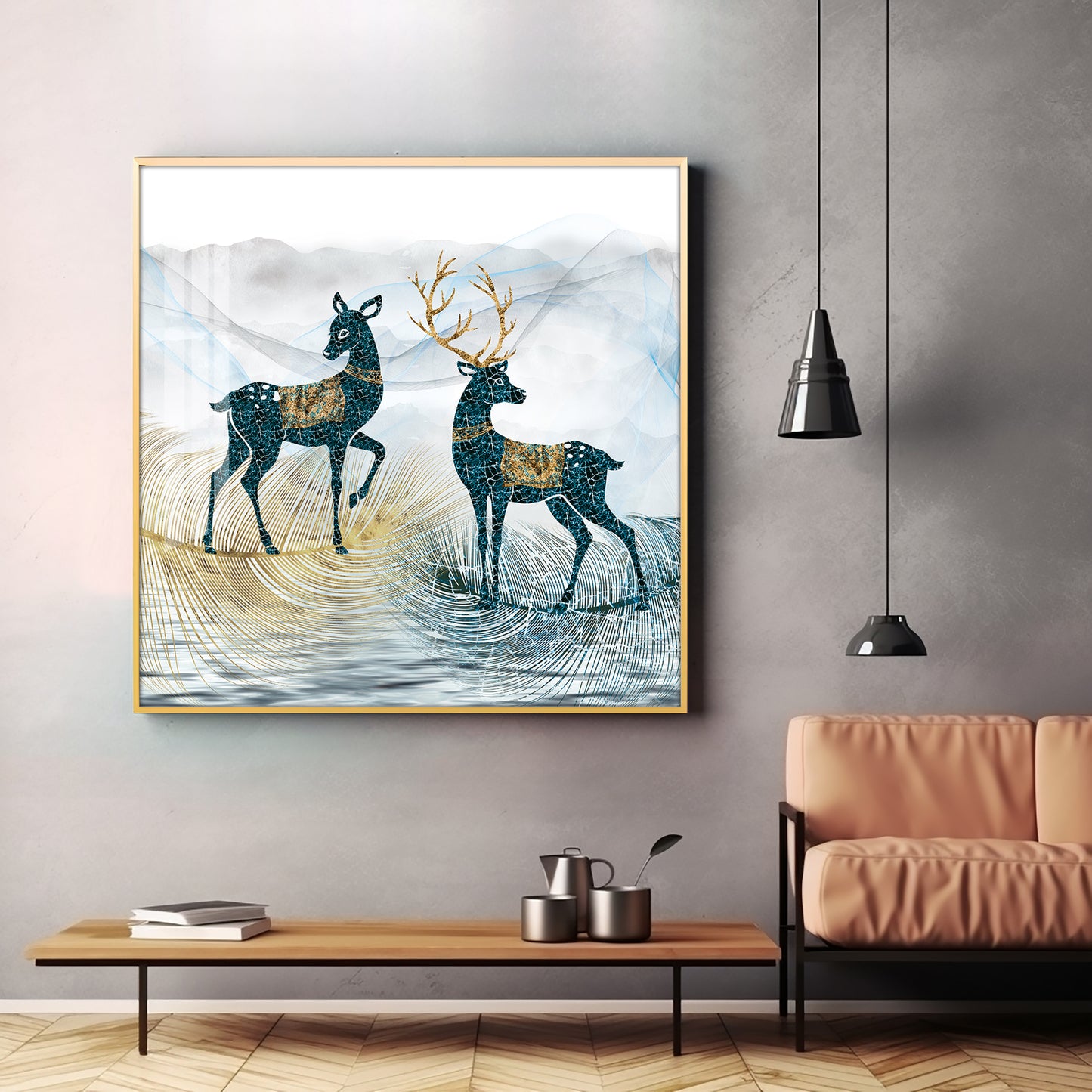 Modern Wildlife Premium Acrylic Square Wall Art