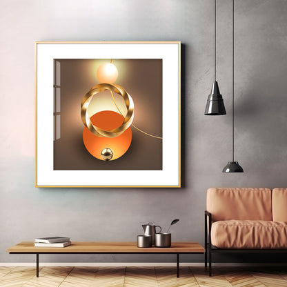 Light And Shadow Premium Acrylic Square Wall Art