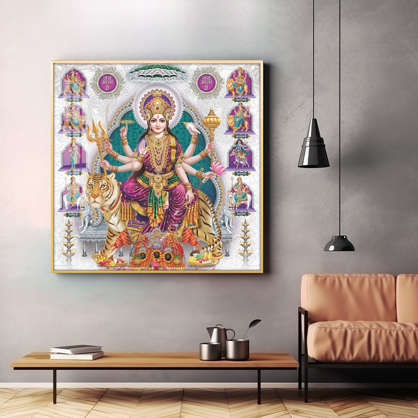 Spiritual Essence Premium Acrylic Square Wall Art