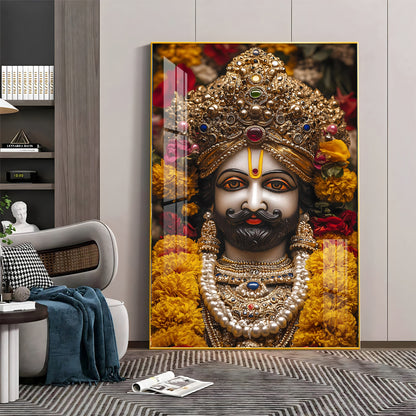 Shree Khatu Shyam Premium Vertical Acrylic Wall Art