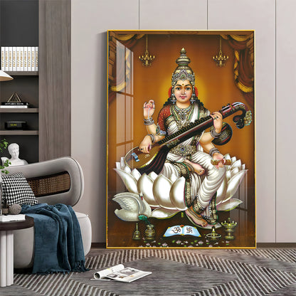 The Goddess's Embrace Premium Vertical Acrylic Wall Art