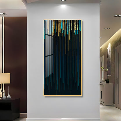 Modern Line Geometric Premium Acrylic Vertical Wall Art